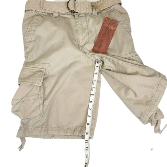 Urban Pipeline Boys Cargo Shorts 14 Tan Adjustable Waist NWT - Picture 4 of 4